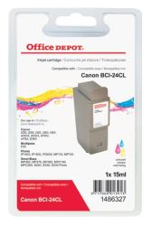 Office Depot Compatible Canon BCI 24C 3 Colour Ink Tank 