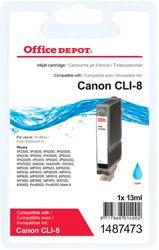 Office Depot Compatible Canon CLI 8C Cyan Cartridge