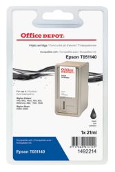 Office Depot Compatible Epson T051140 Black Inkjet Cartridge