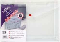 Snopake Trio Polyfiles Clear Foolscap 5pk