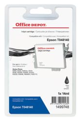 Office Depot Compatible Epson T048140 Black Inkjet Cartridge