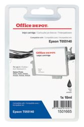 Office Depot Compatible Epson T055140 Black Inkjet Cartridge