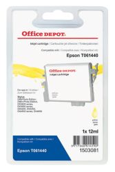 Office Depot Compatible Epson T061440 Yellow Inkjet Cartridge