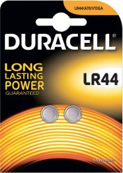 Duracell Coin Cell Alkaline Battery LR44 Pack of 2 