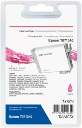 Office Depot Compatible Epson T071340 Magenta Inkjet Cartridge