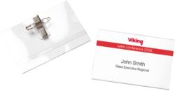 Office Depot Croc and Pin Badges 90 x 60mm 25pk