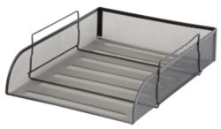 Office Depot Executive Mesh Front Loading Letter Tray Black