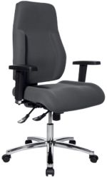 RS Pro Signum Synchronised High Back Operator Chair with Arms Fabric Grey