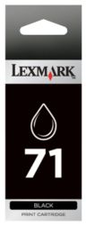 Lexmark 71 Black Printer Ink Cartridge 15MX971E