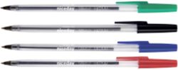 Niceday ball point pens medium tip assorted box 50