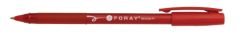 Foray Qline Stick Pen Red Pack 12