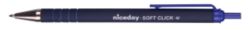 niceday Soft Click Pen Blue Pack 12