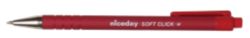 niceday Soft Click Pen Red Pack 12