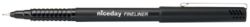 niceday Nylon Tip Fineliner Pens Black 12 pk