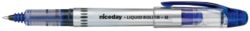niceday Liquid Ink Roller pens Medium Tip Blue 12 pack