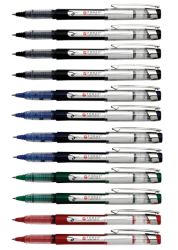 Foray Liquid Ink Rollerball Pens Assorted 12 pack
