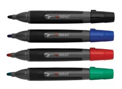 Foray Permanent Bullit Tip Markers Blue Black Red Green 4 pk