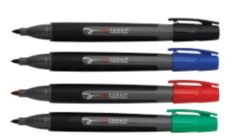 Foray Permanent Fine Tip Pen Black Blue Red Green 4 pk