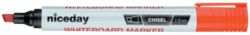 Niceday Whiteboard Markers Chisel Tip 13mm Red Pack of 12