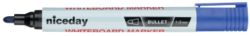 Niceday Whiteboard Markers Bullet Tip 13mm Blue Pack of 12