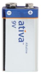 Ativa 9v Alkaline Batteries 3 per pack