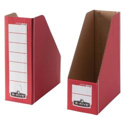 R Kive Premium Magazine Files Red White Pack 20