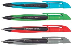 Stabilo COM4gel Ergonomic Retractable Gel Pen Pack 4