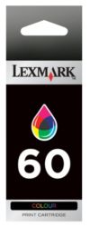 Lexmark 60 Cyan Magenta Yellow Printer Ink Cartridge 17G0060