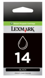 Lexmark 14 Black Printer Ink Cartridge 18C2090E