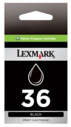 Lexmark 36 Black Printer Ink Cartridge 18C2130E