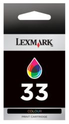 Lexmark 33 Tri Colour Ink Cartridge