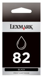 Lexmark 82 Black Printer Ink Cartridge 18L0032