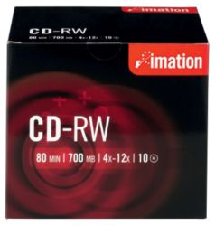 Imation Rewritable CD R 700MB 10pk 