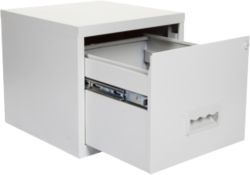 1 Drawer A4 Filing Cabinet Grey 40W x 40D x 36H cm 