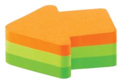 Post it Arrow Shape pad 70mm x 70mm 1 cube