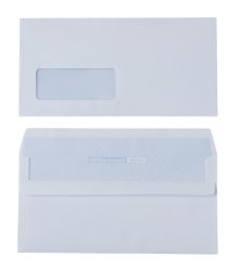 Office Depot White Business Envelopes Window DL 90gsm Box of 500 