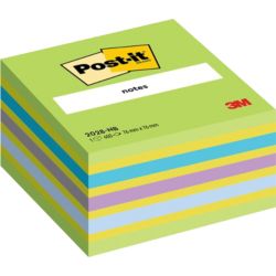 Post it Neon Blue Cube 76mm x 76mm 1 cube per pack