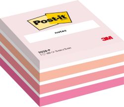 Post it Pastel Pink Cube 76mm x 76mm 1 cube per pack