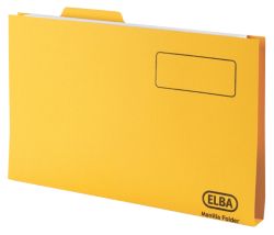 Elba Tabbed Folder Yellow 100pk