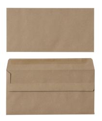 Office Depot Self Seal Manilla Envelopes Plain 89 x 152mm 90gsm Box 500