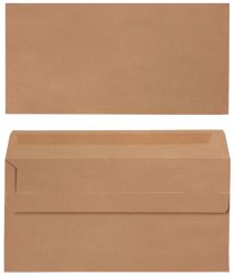 Office Depot Self Seal Manilla Envelopes Plain DL 90gsm Box 500