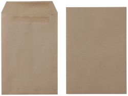 Office Depot Self Seal Manilla Envelopes Plain 241 x 165mm 90gsm Box 500