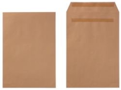 Office Depot Self Seal Manilla Envelopes Plain C4 90gsm Box of 250