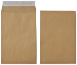 Office Depot Manilla Gusset Envelopes C4 with 25mm Gusset 115gsm Box 125
