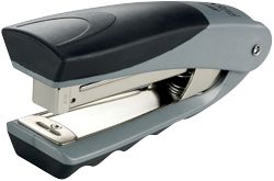 Rexel Centor Vertical Stapler Half Strip Capacity 20 Sheets Silver and Black