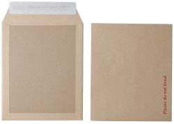 Office Depot Peel and Seal Board Back Envelopes 318 x 267mm 115gsm Box 125 Manilla