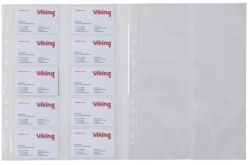 Elba Business Card Extra Pockets 10pk 