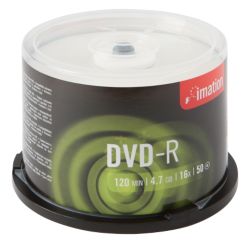 Imation Recordable DVD R 47GB 50pk 