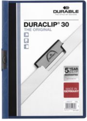 Durable Duraclip 3mm Folder Dark Blue