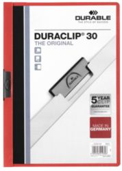 Duraclip 3mm Folder Red